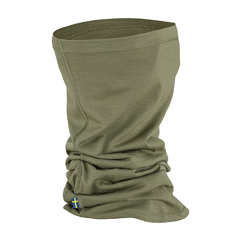 Fjällräven Nackenwärmer Abisko Lite, light olive, Größe one size