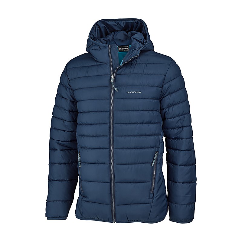 Craghoppers Steppjacke Compresslite IX Hooded, blue navy, Größe S