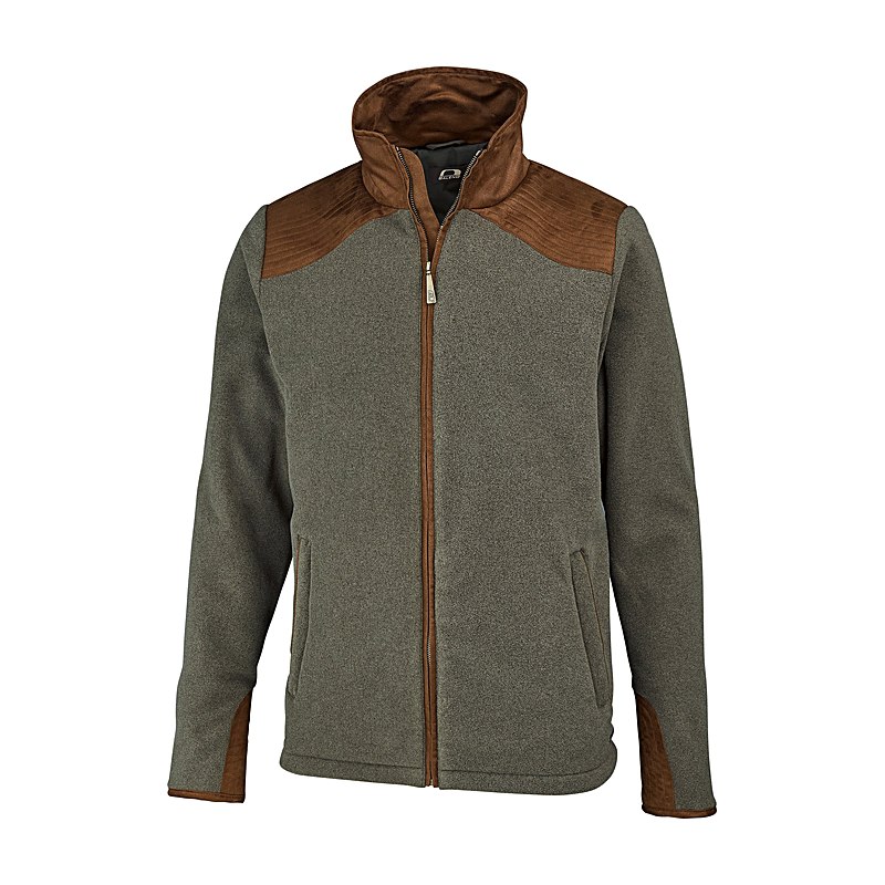 Baleno Fleecejacke Woodlands, mossgreen, Größe XL