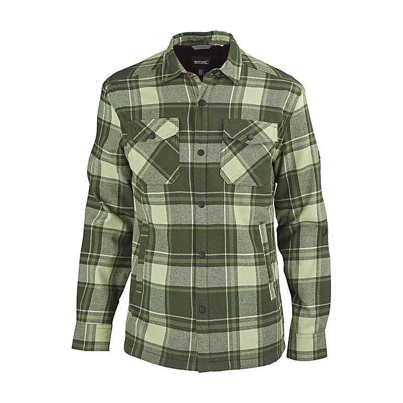 Regatta Hemd Spennith Shacket, dark khaki, Größe 3XL