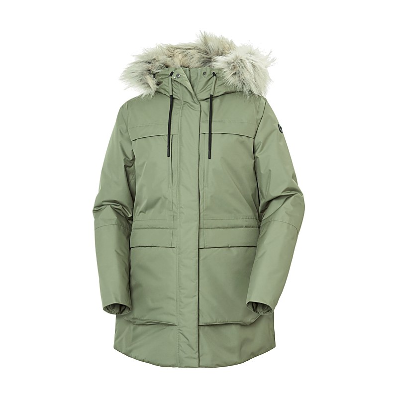 Helly Hansen Parka Coastal, lav green, Größe XS