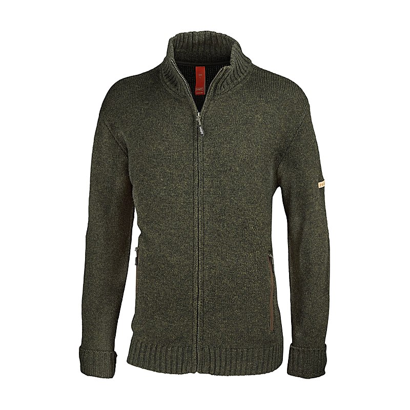 Hart Strickjacke Nevis-FZ, grün, Größe 3XL