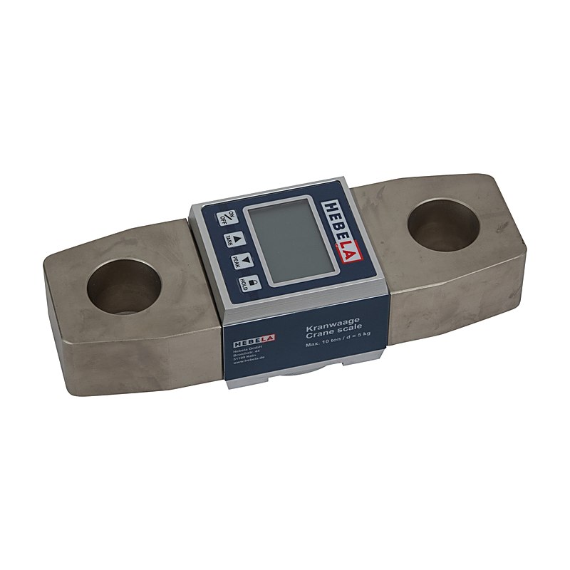 Dynamometer Zugkraftmessgerät für Seile, Tragkraft 5 t