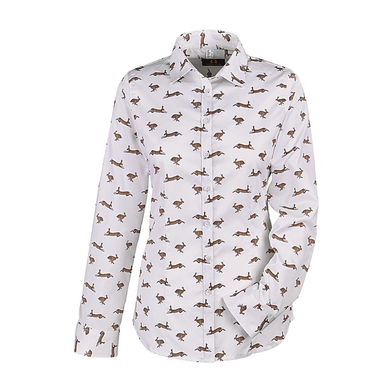 Nordforest Hunting Bluse Ellinor, weiß, Größe 48