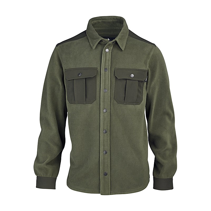 Seeland Langarmhemd Gust Fleece, grape leaf, Größe S