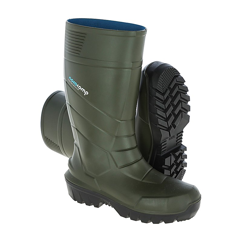 Nora Sicherheits-Gummistiefel Noracomp S5, oliv, Größe 49