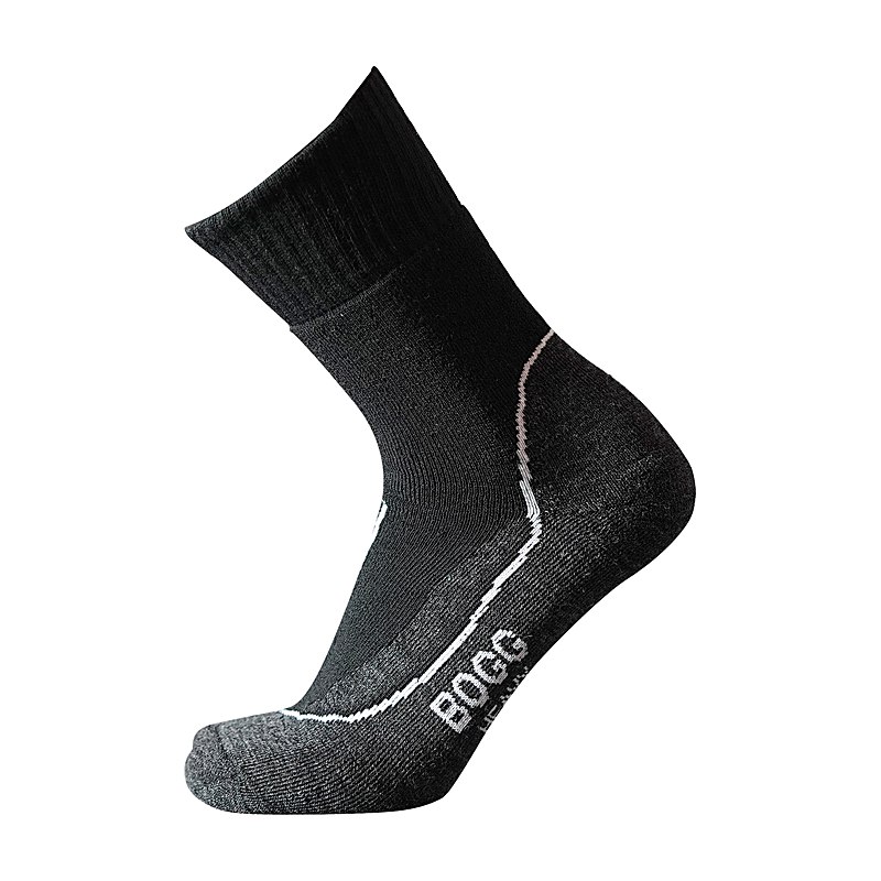 Bogg Trekkingsocken Merino Heavy, schwarz, Größe 35/38