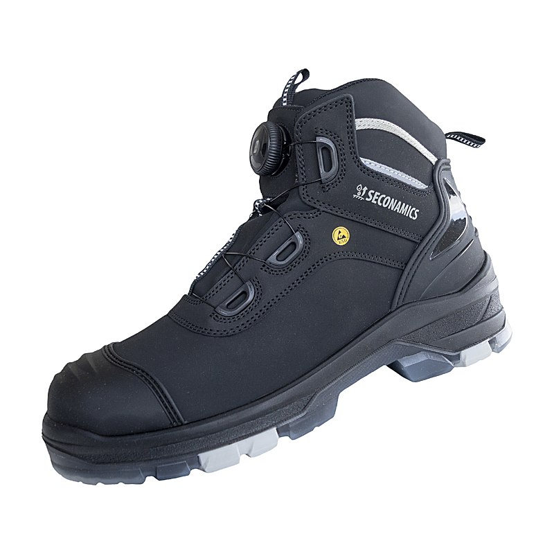Nitras Sicherheitsschuhe Ultimate Step Mid, schwarz, Größe 39