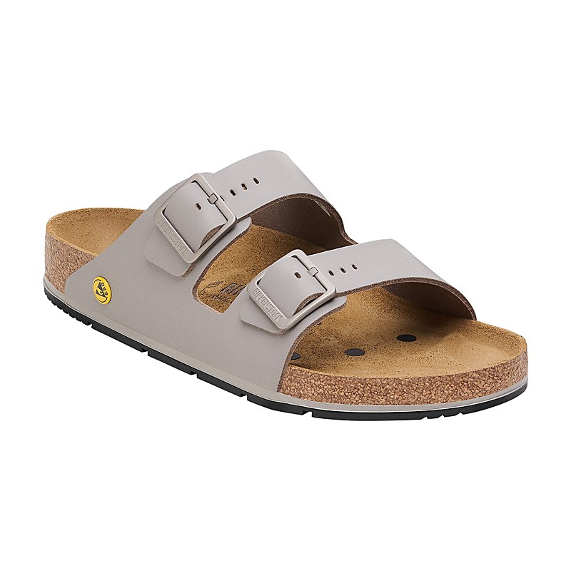Birkenstock Sandalen Arizona ESD Pro, gunmetal, Größe 45