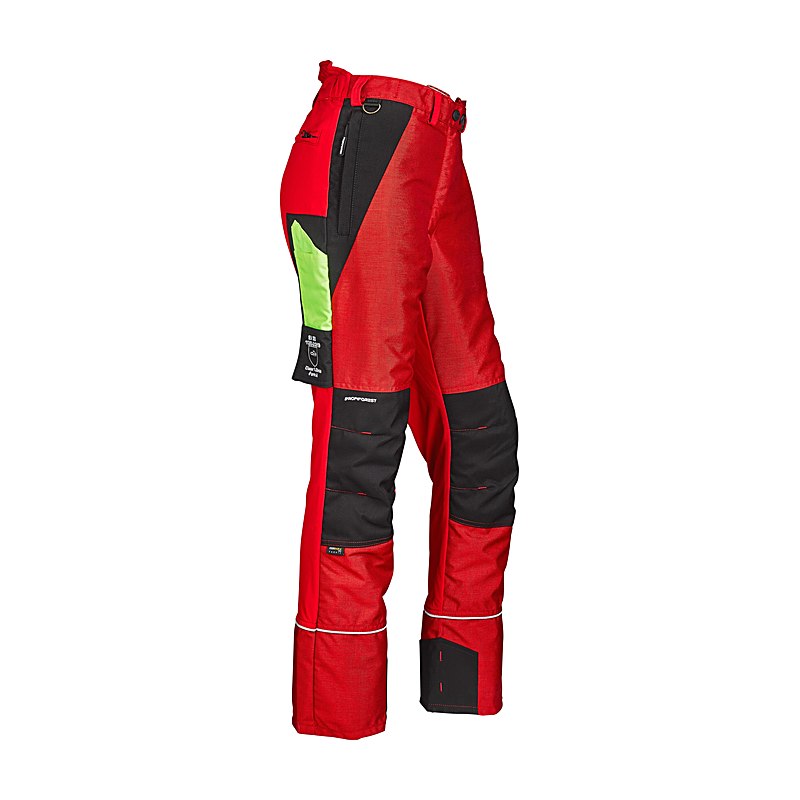 Profiforest Stretch-Schnittschutz-Bundhose Extreme für Damen, rot, Größe L