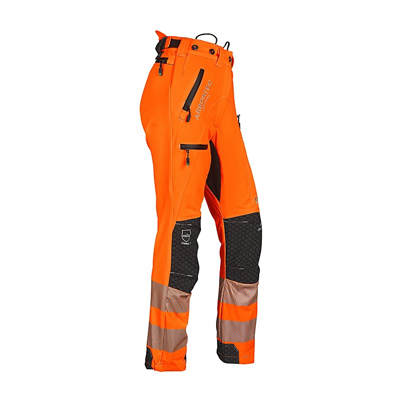 Arbortec Schnittschutz-Bundhose Breatheflex Pro Hi-Vis Female, high vis orange, Größe 44/46