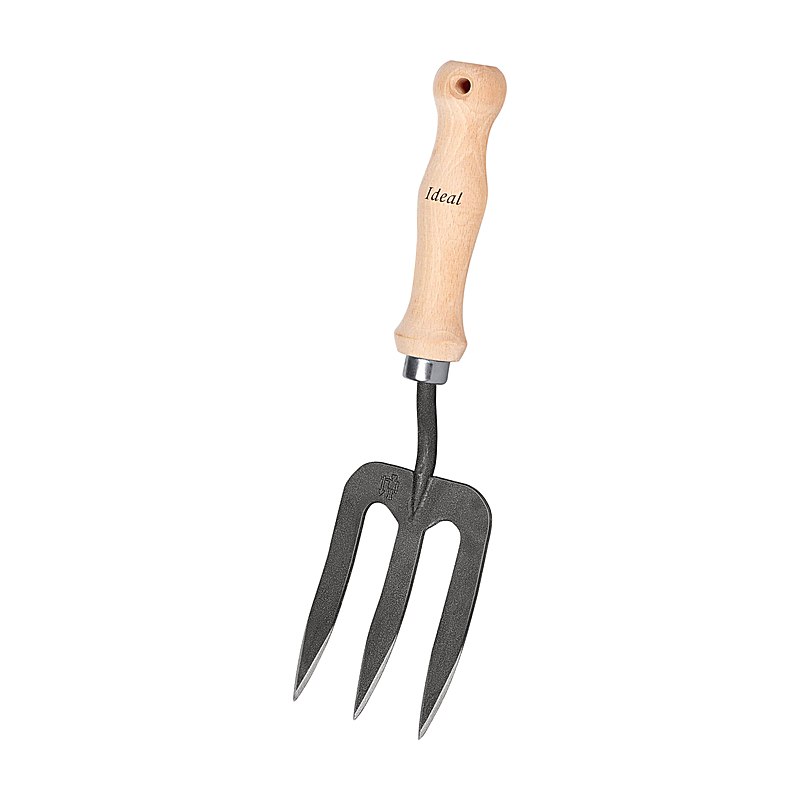Ideal Handgabel, 15,5 cm Buchenstiel