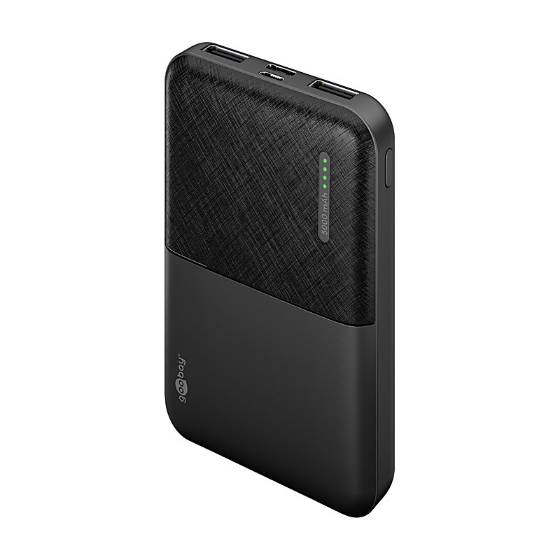 Goobay Powerbank Kompakt 5.000 mAh