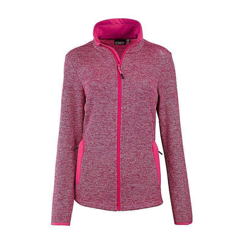 CMP Strickfleecejacke, magenta, Größe 38