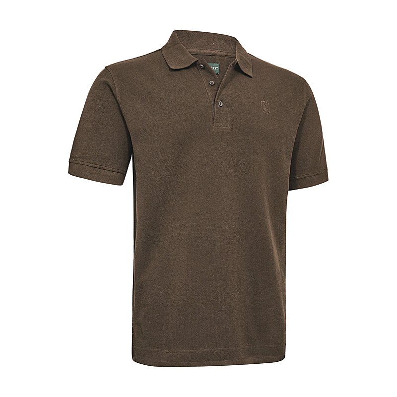 Deerhunter Poloshirt Griffin, otter brown, Größe XXL