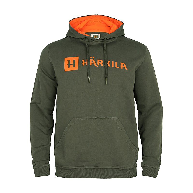 Härkila Pullover Identity Hoodie, grape leaf-mandarin orange, Größe 3XL