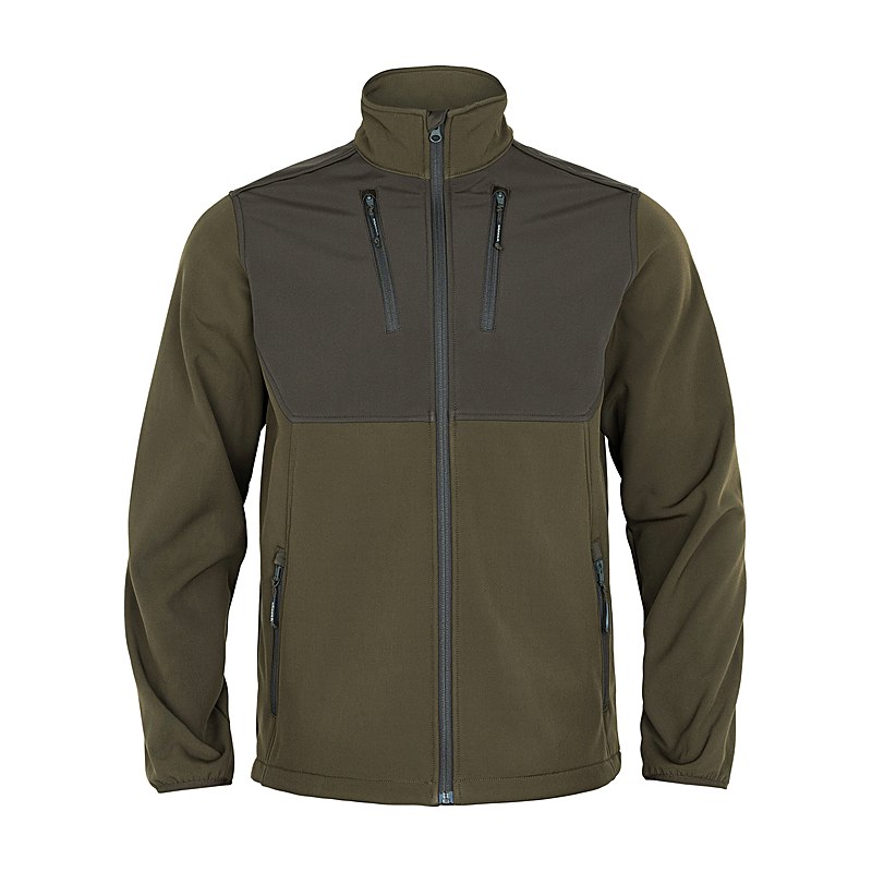 Härkila Softshelljacke Scandinavian, willow green-shadow brown, Größe XL