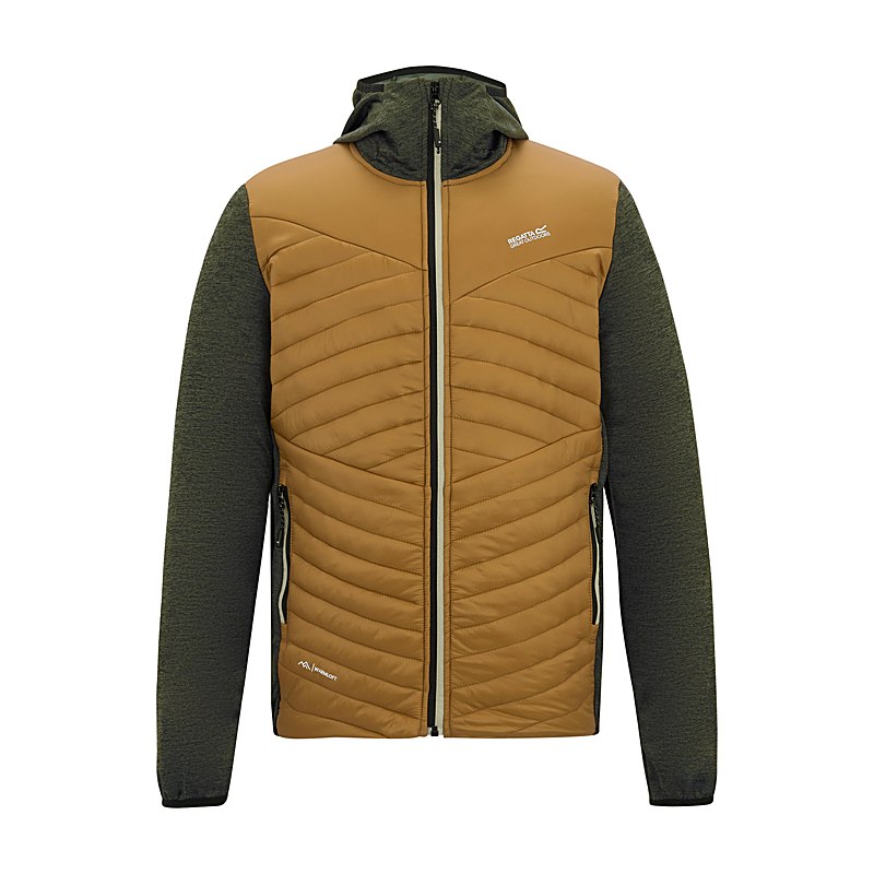 Regatta Hybridjacke Andreson Marl Hybrid, wood brown-dark khaki, Größe M