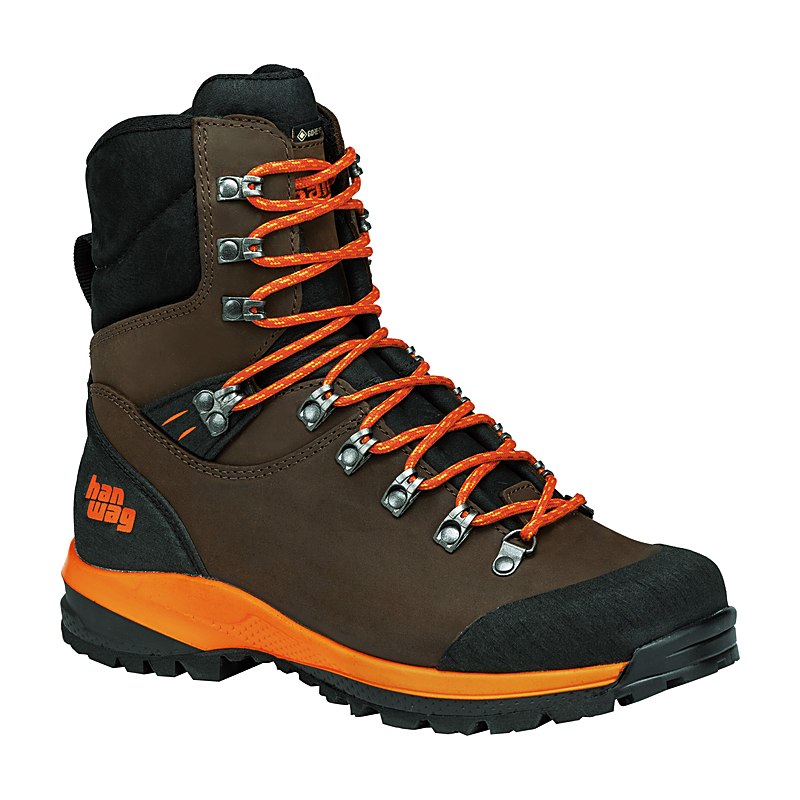 Hanwag Jagdstiefel Kalixfors Mid SF Extra GTX, brown-orange, Größe 9