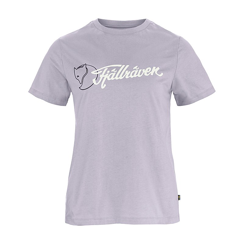 Fjällräven T-Shirt Archive Logo, lavender mist, Größe XS