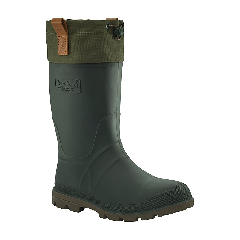 Kamik Winter-Gummistiefel Tundra, khaki-brown, Größe 14