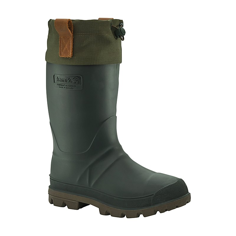 Kamik Winter-Gummistiefel Tundra, khaki-brown, Größe 8