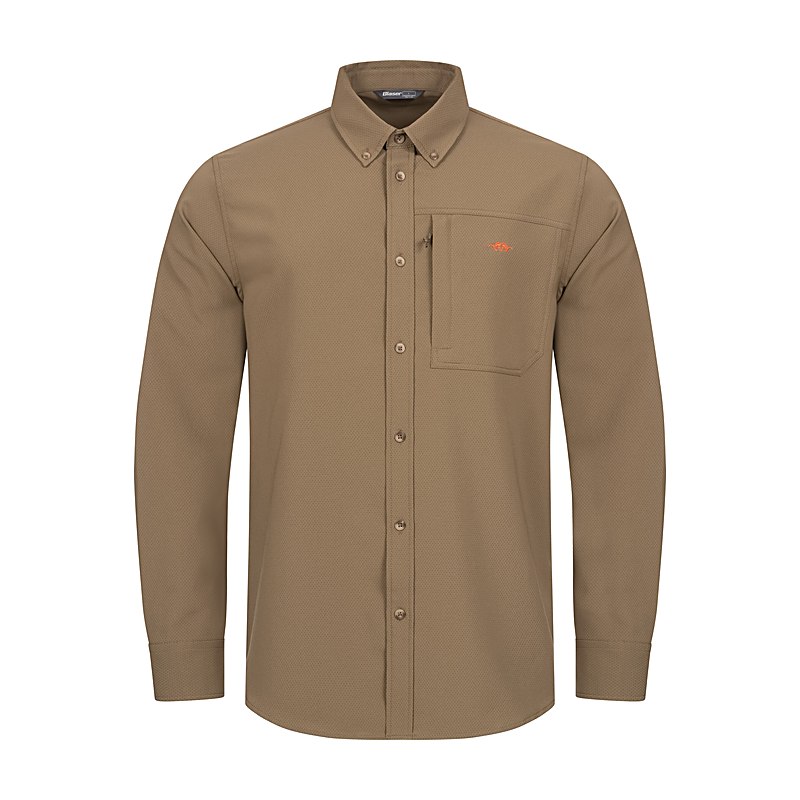 Blaser Langarmhemd AirFlow, caper, Größe 3XL