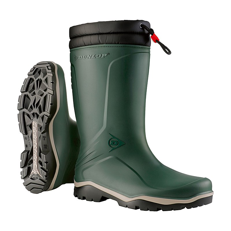 Dunlop Winter-Gummistiefel Blizzard Fur Lining, heritage green/black, Größe 48