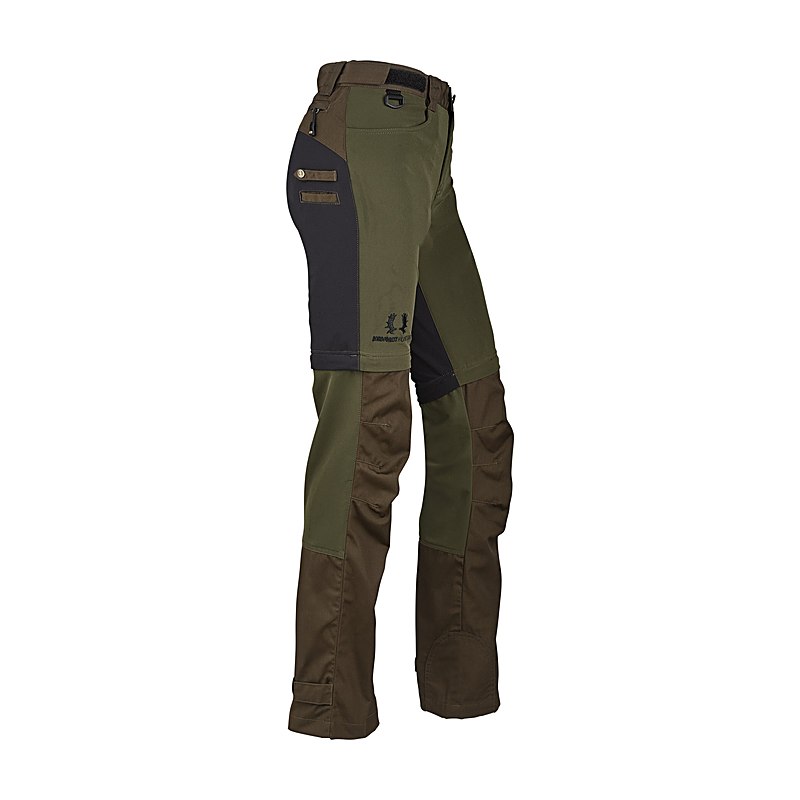 Nordforest Hunting Zip-Hose Jesna, dark brownish green-oliv, Größe 52