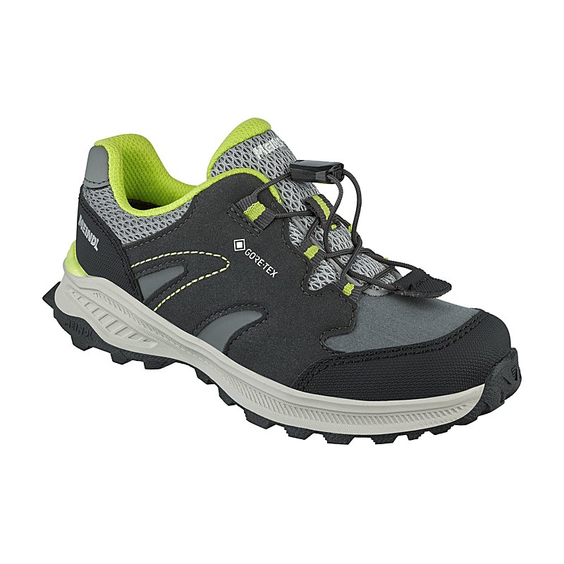 Meindl Wanderschuhe Kivo Junior GTX, anthrazit-lime, Größe 29