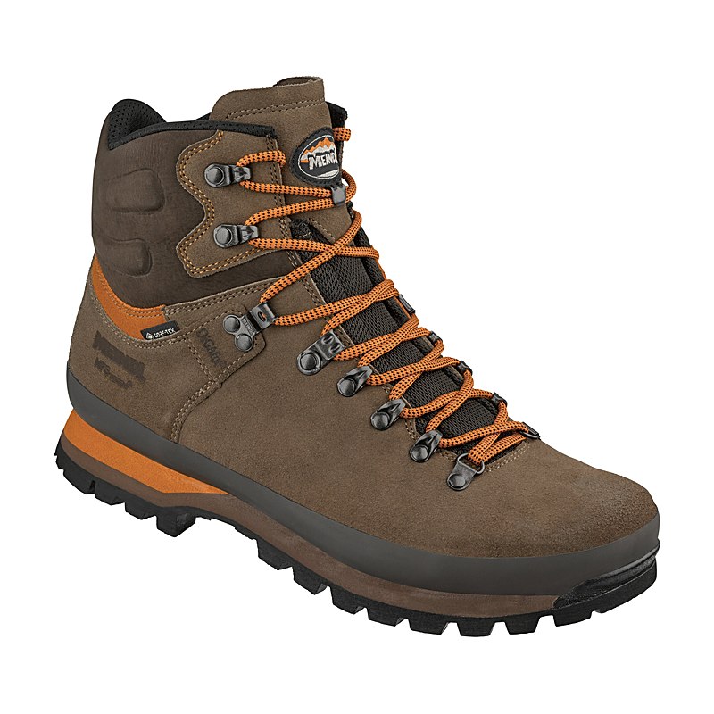 Meindl Wanderschuhe Ferwall MFS, braun-orange, Größe 12