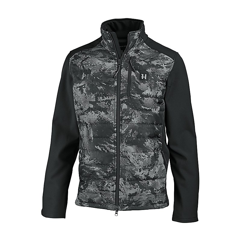 Härkila Hybridjacke Noctyx Camo, axis msp black-black, Größe 3XL