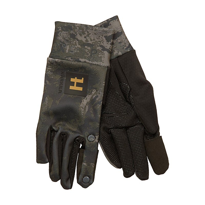 Härkila Fleecehandschuhe Noctyx Camo, axis msp black, Größe L