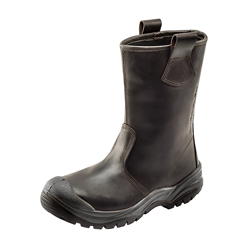 Lupriflex Sicherheits-Schlupfstiefel Aqua Offshore Profi, braun, Größe 45