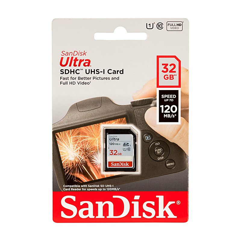 SanDisk Speicherkarte Ultra SDHC UHS-I 32 GB