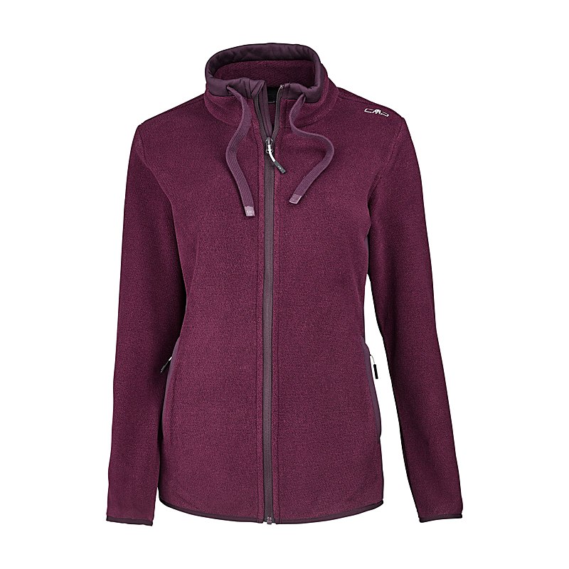 CMP Fleecejacke, black berry, Größe 48