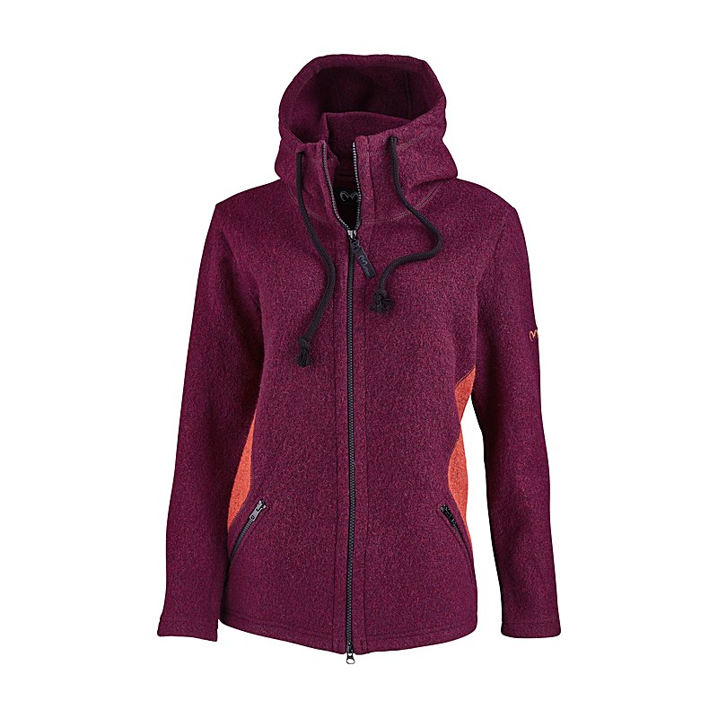 Mufflon Jacke Delia, berry-terra, Größe XL