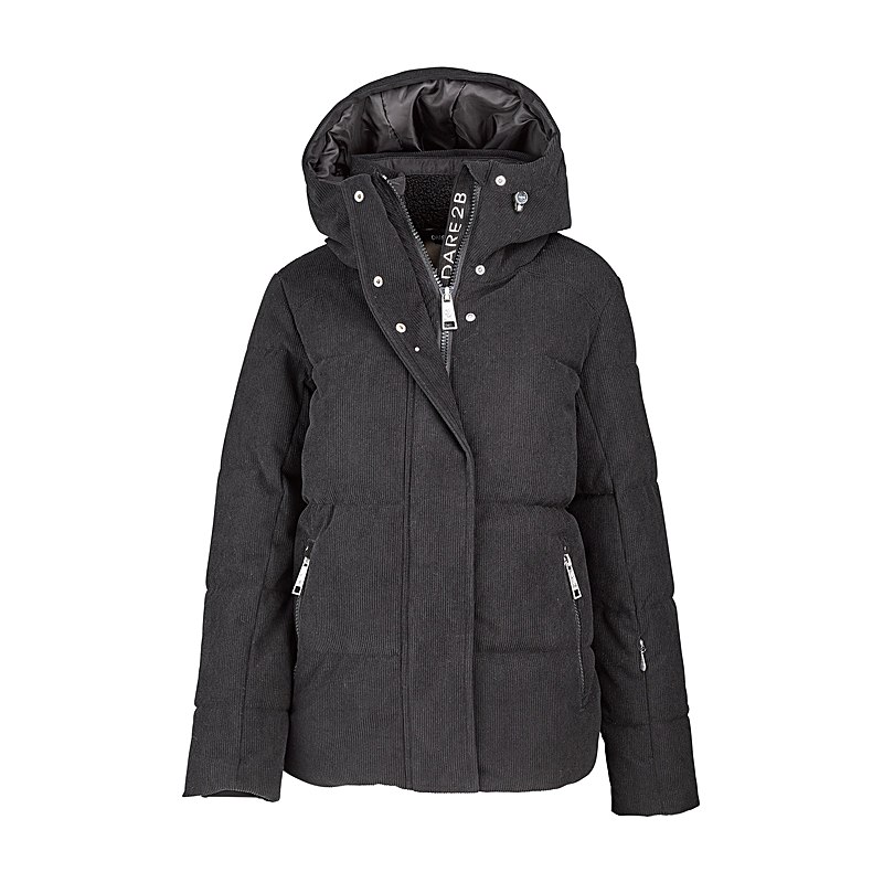 Dare2B Steppjacke Allure, black cord, Größe 46