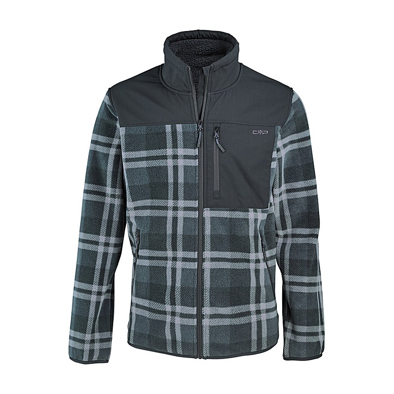CMP Fleecejacke, antracite-grey, Größe 48