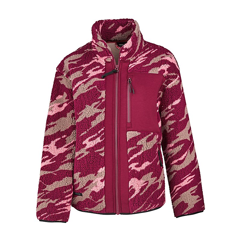 Icepeak Fleecejacke Amory, carmine, Größe M