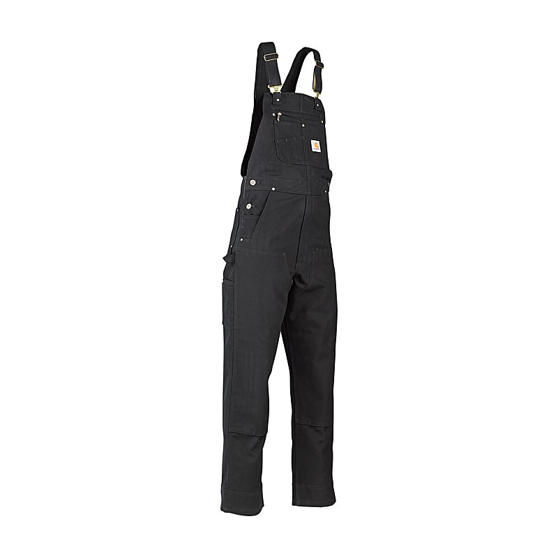 Carhartt Latzhose, black, Größe W34/L30