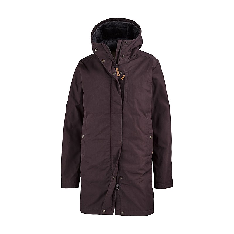 Fjällräven Parka Kiruna Padded, black oak, Größe XS