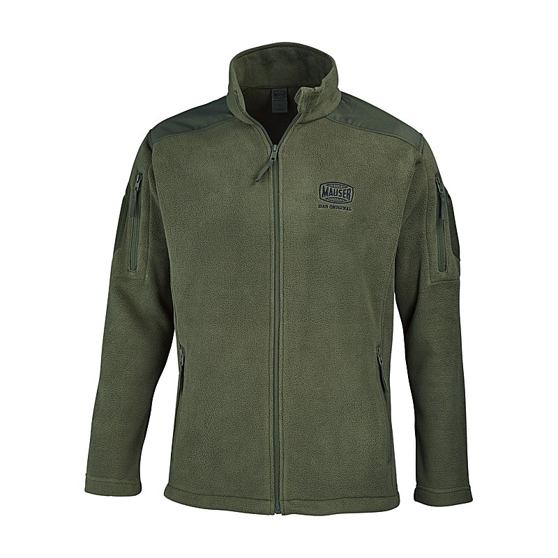 Mauser Fleecejacke Silent, dull olive, Größe 3XL