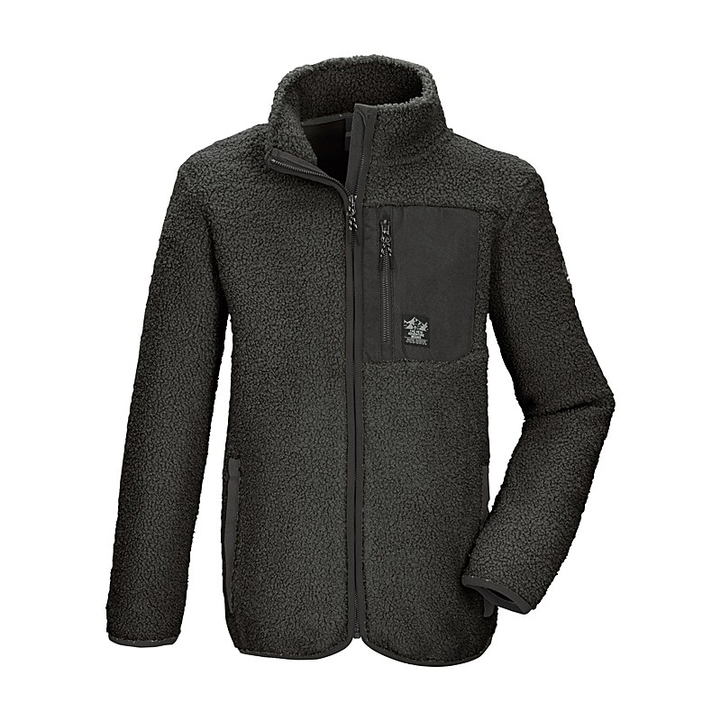 Killtec Sherpajacke KOW 144, dunkelstein, Größe 152