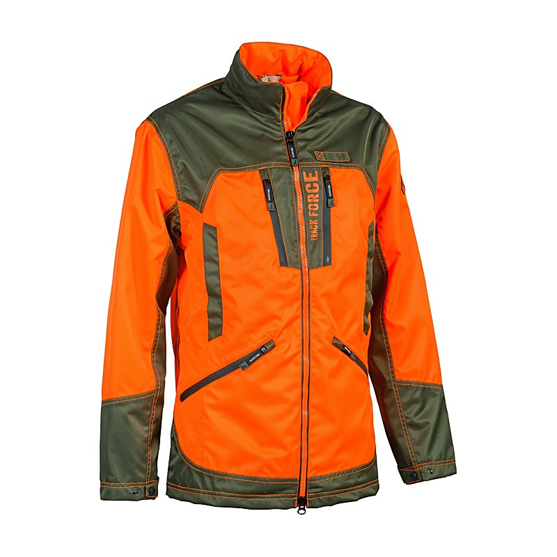 Percussion Jacke Track Force, orange-khaki, Größe L