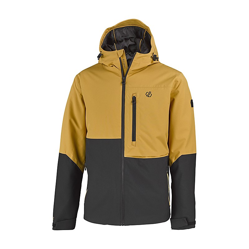 Dare2B Funktionsjacke Halfpipe IV, wood brown-black, Größe XL