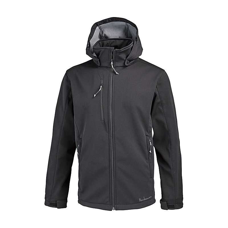 Timbermen Softshelljacke, schwarz, Größe M
