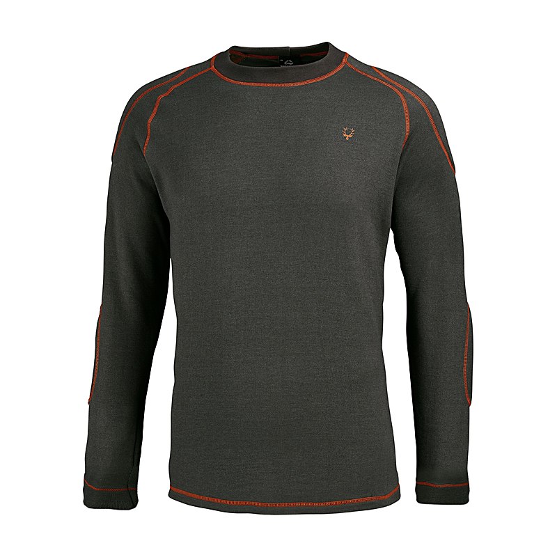 Termovel Unterhemd Warm, grün-orange, Größe S