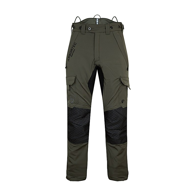 Arbortec Schnittschutzbundhose Breatheflex Pro Vented, olive, Größe L