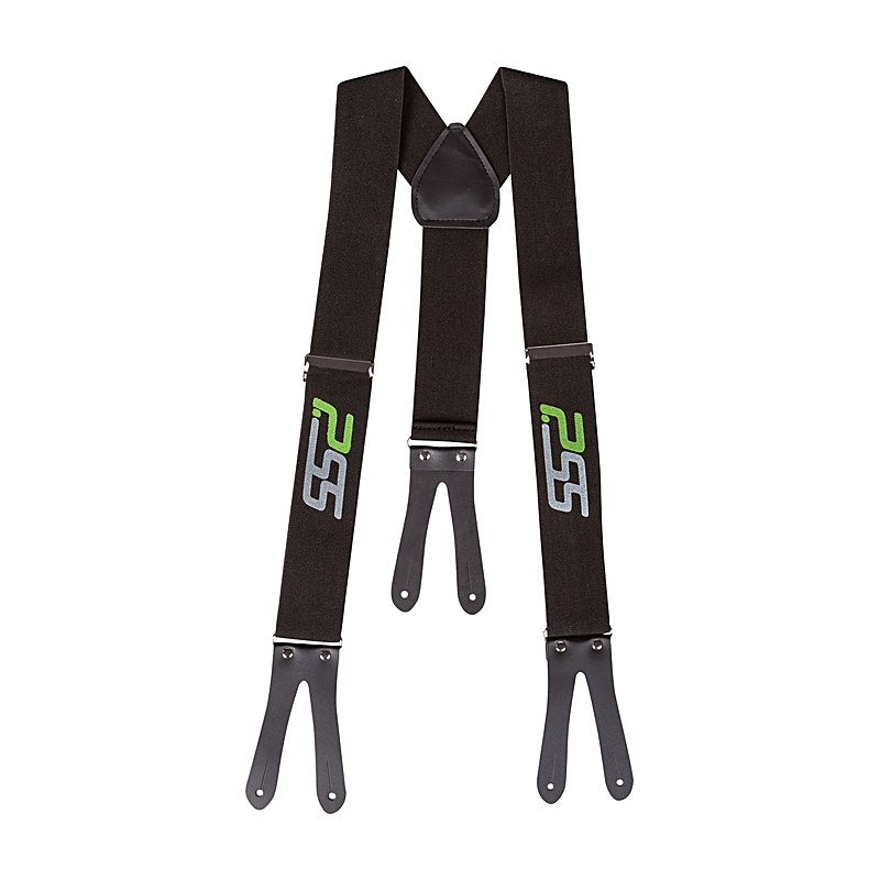 PSS Hosenträger Classic Knöpfe, schwarz, 75 cm